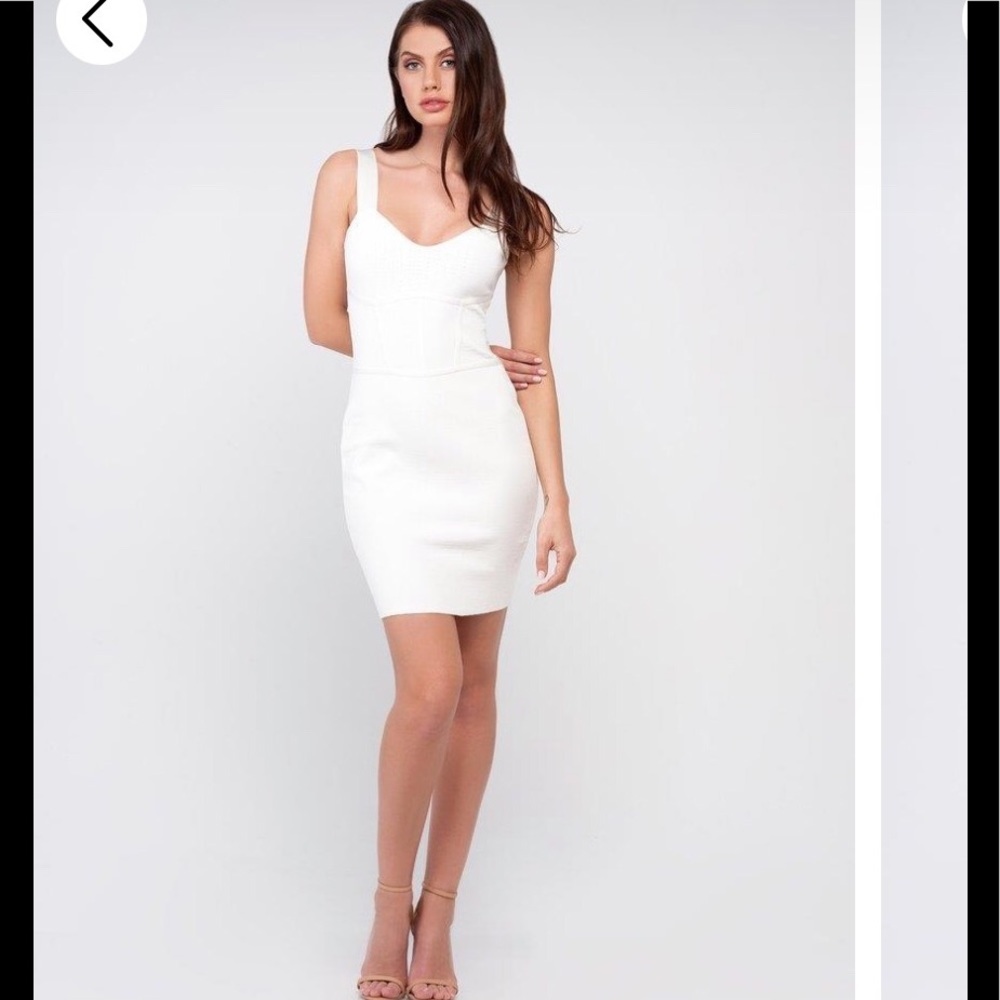 MARIAM ANNA BARSKA ALICIA OFF WHITE DRESS